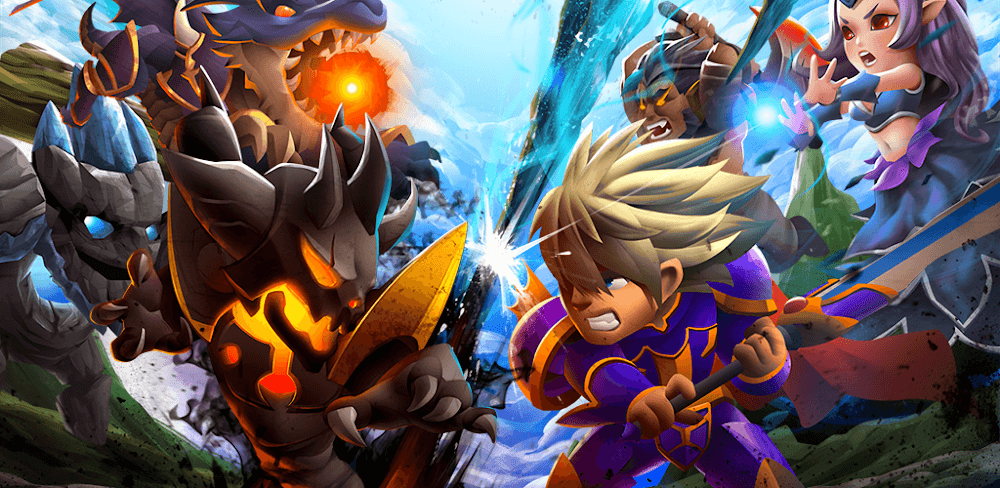 Heroes Legend v3.2.7 MOD APK (Menu, Auto Win) Download