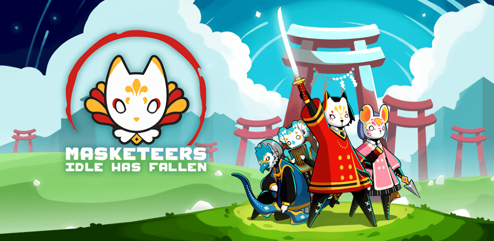Masketeers: Idle Has Fallen v4.35.0 MOD APK Download (Game, One Hit, God Mode)
