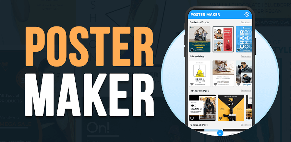 Poster Maker v168.0 MOD APK (Premium Unlocked) - Flyer Maker MOD