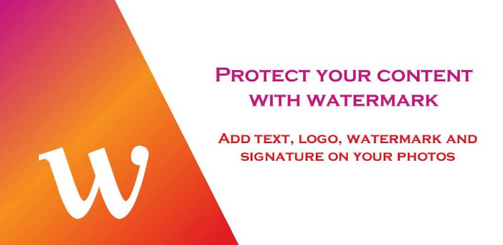 Watermark v1.8.3 MOD APK (Premium Unlocked) - Utilities App