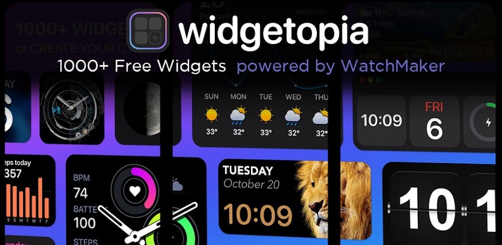 Widgetopia v2.7.3 MOD APK (Premium Unlocked, iOS 16 Theme, Unlocker)