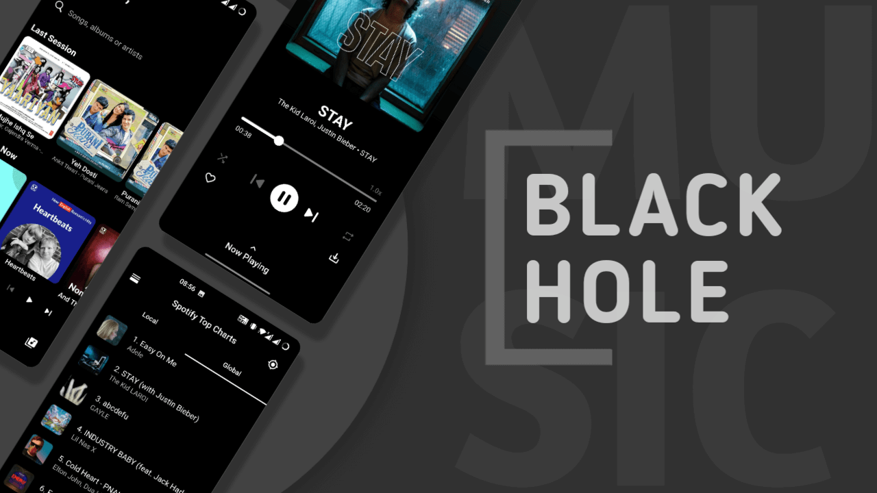 BlackHole Music v1.15.11 MOD APK Download Android