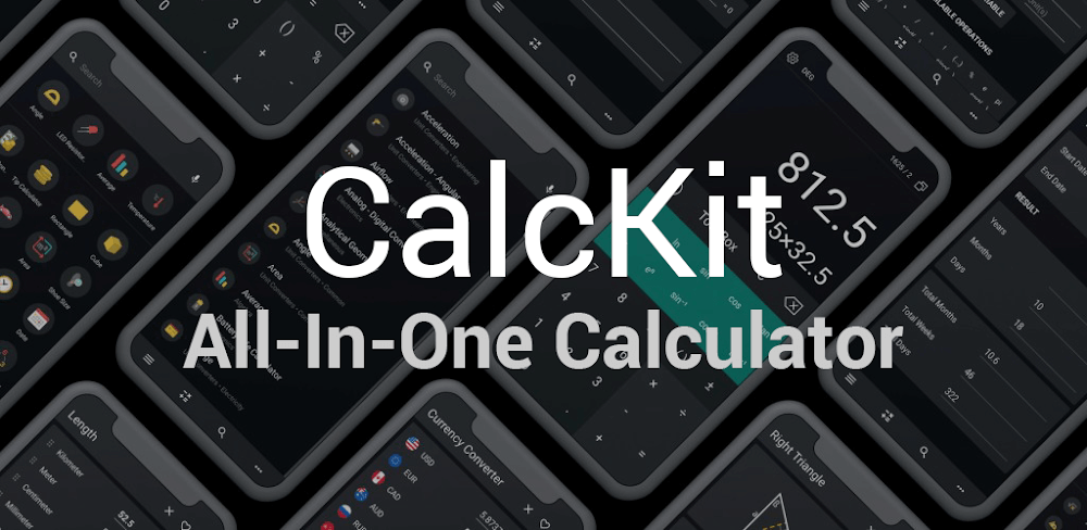 CalcKit v8.0.0 MOD APK Download (Premium Unlocked Utilities)