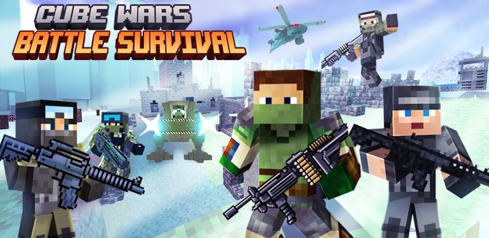 Cube Wars Battle Survival v1.88 MOD APK