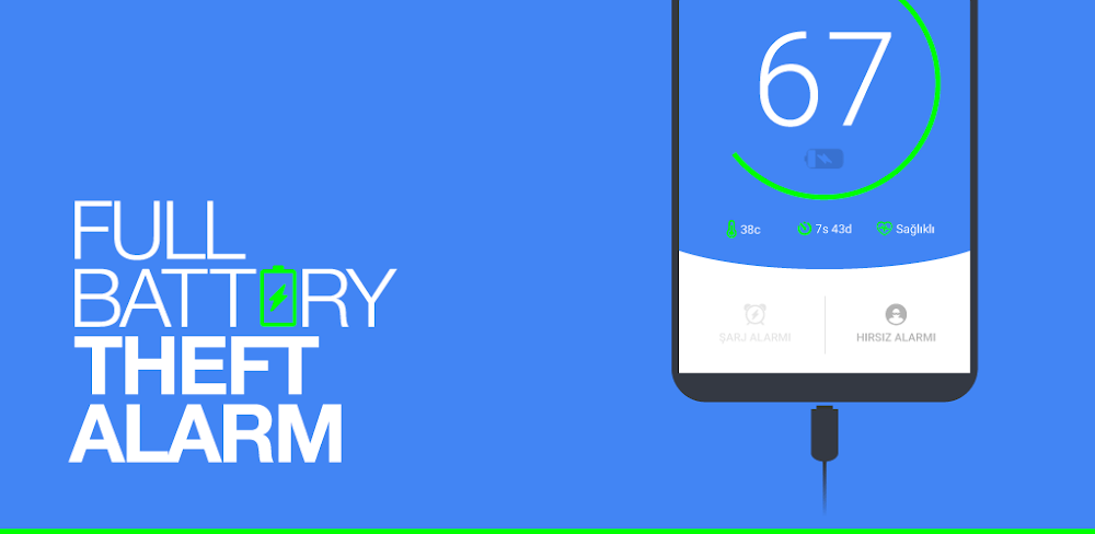 Full Battery & Theft Alarm v6.1.3.3 MOD APK Download (Premium Unlocked)