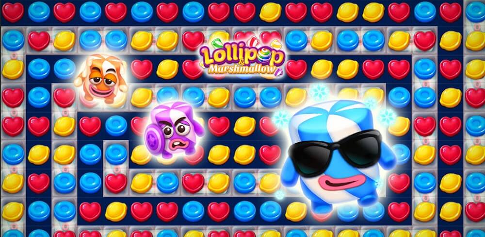 Lollipop & Marshmallow Match3 v26.0213.00 MOD APK Game Download