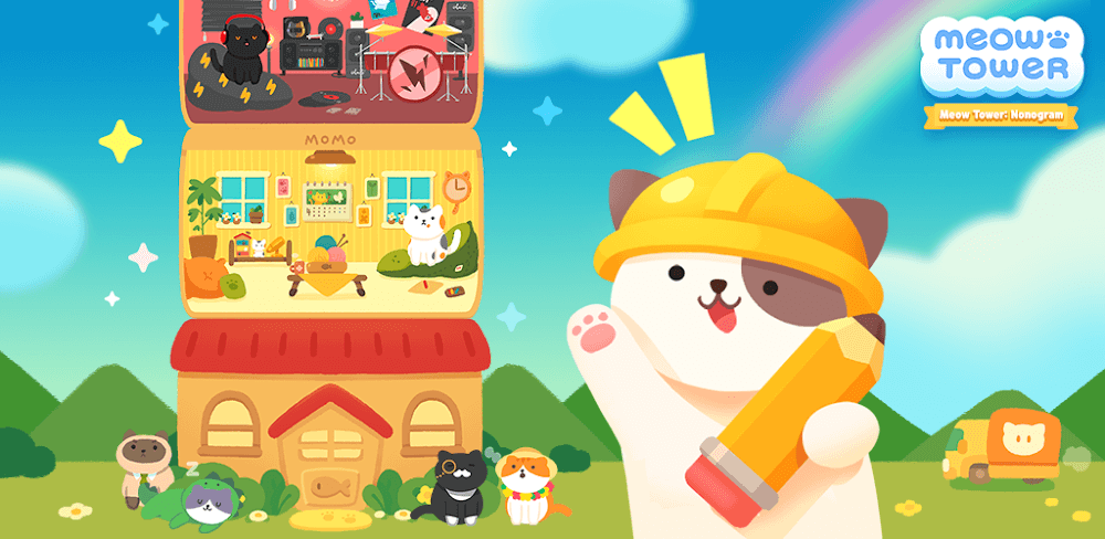 Meow Tower v3.4.402 MOD APK Unlimited Money Download