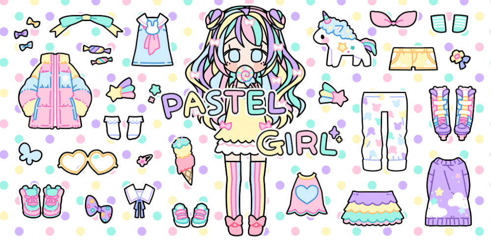 Pastel Girl Dress Up v2.8.1 MOD APK Free Purchase Download