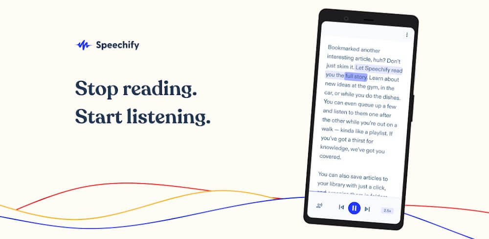 Speechify v5.38.6702 MOD APK Download (Premium Unlocked Utilities App)