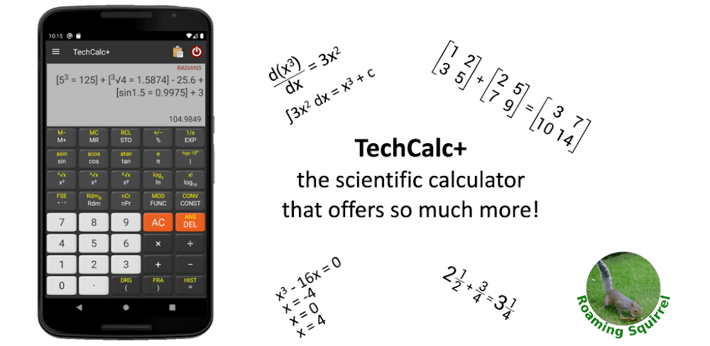 TechCalc+ Calculator v5.2.6 MOD APK Download Full Paid Free