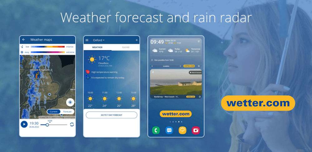 wetter.com v2.74.6 MOD APK Download (Premium Unlocked) - Utilities App