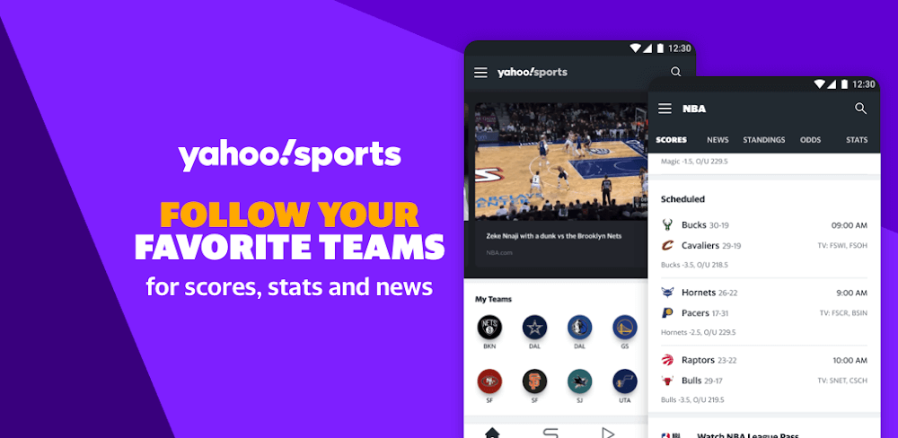 Yahoo Sports v12.9.0 MOD APK Ad-Free Download