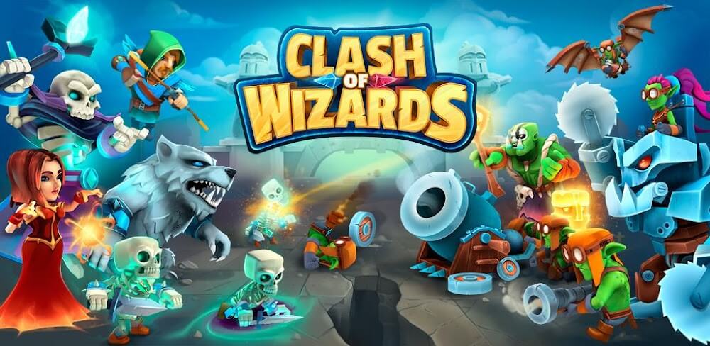 Clash of Wizards v1.79.8 APK MOD Speed Multiplier No-ADS Download