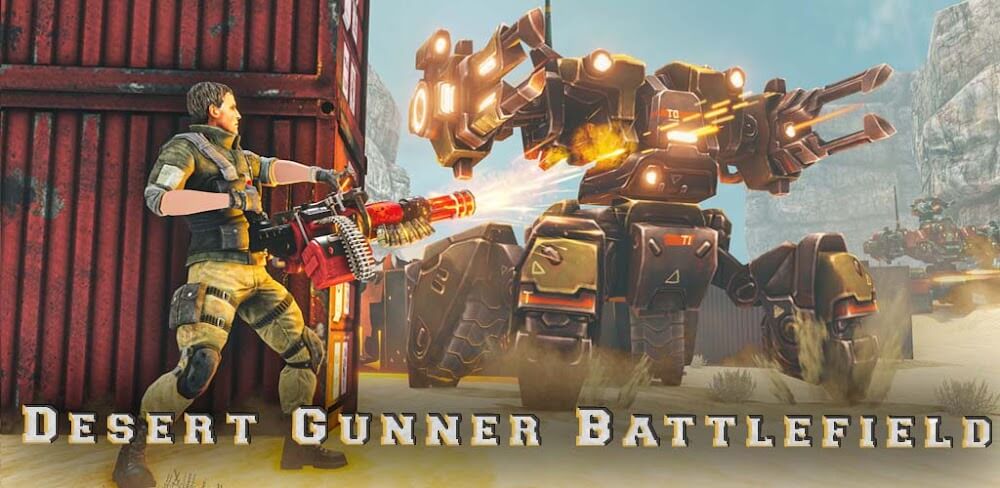Desert Gunner Machine Gun v2.0.49 MOD APK Download Free