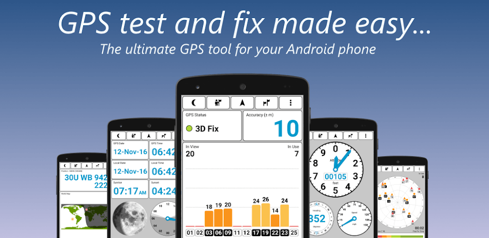 GPS Test v1.6.5 MOD APK Download (Premium Unlocked) GPS Test App