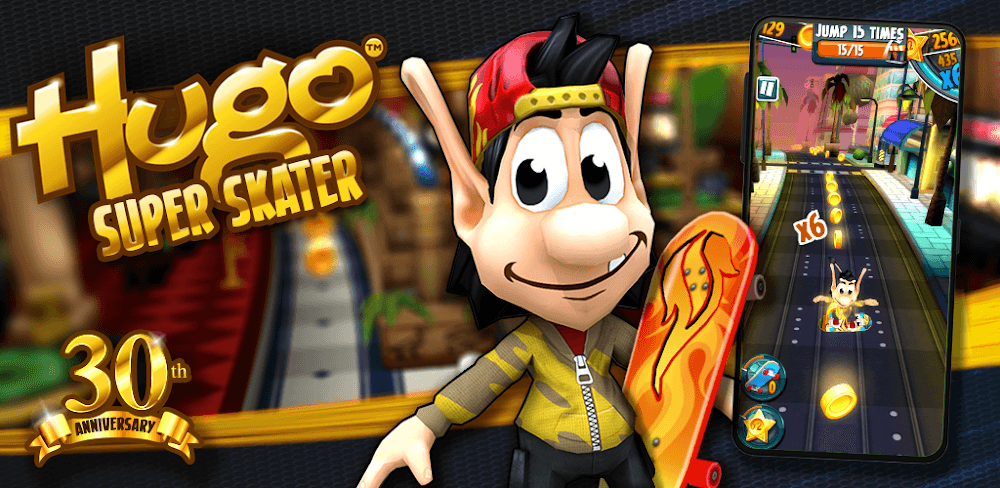 Hugo Super Skater v1.5.1 MOD APK Game Download