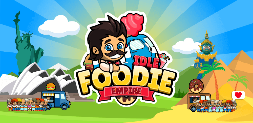 Idle Foodie Empire Tycoon v1.52.0 MOD APK Game Free Rewards Download