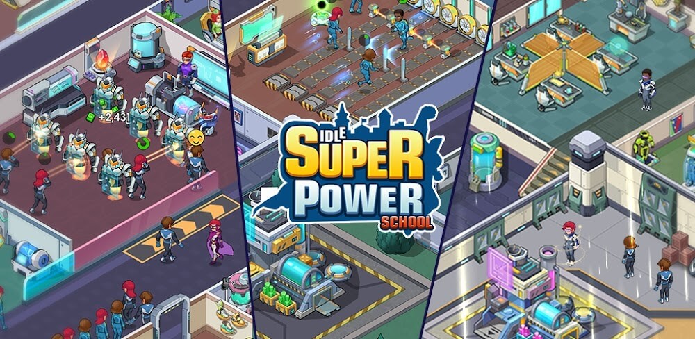 Idle Superpower School v2.3.5 MOD APK (Free Rewards, Unlimited Money) Download