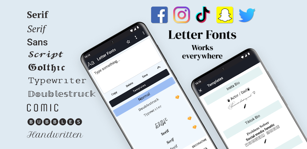 Letter Fonts v1.4.6 MOD APK Download (Premium Fonts Unlocked)