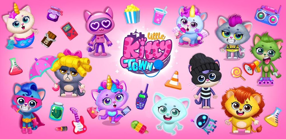 Little Kitty Town MOD APK v1.3.130 Download