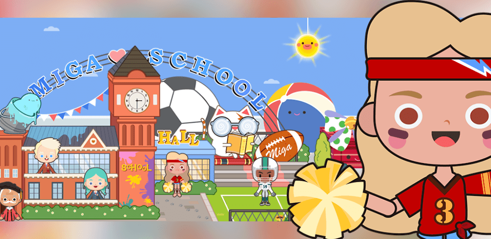 Miga Town: My School v1.9 MOD APK Download (Unlocked Maps) for Android