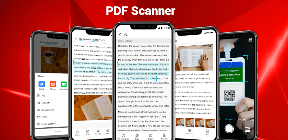 PDF Scanner v1.0.10 MOD APK Download (OCR Translate, Premium Unlocked)