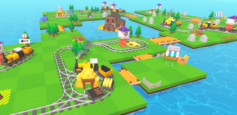 Rail Lands v1.1.2 MOD APK Unlimited Resources Game Download