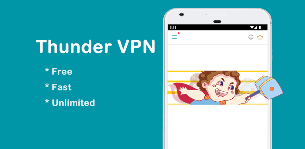 Thunder VPN v5.3.17 MOD APK Download VIP Unlocked