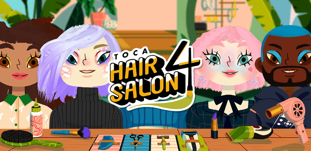 Toca Hair Salon 4 MOD APK v3.1 Download (Unlocked All)