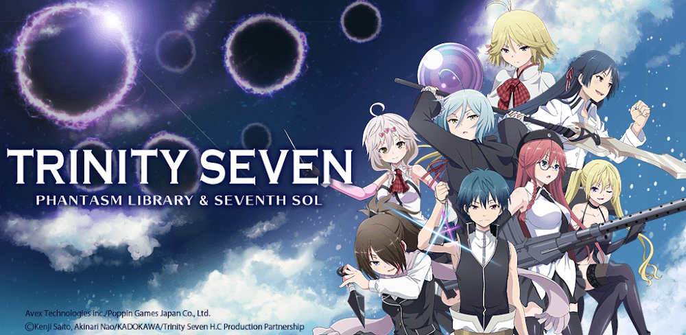 Trinity Seven v7.7 MOD APK (Damage, No Ads) Download