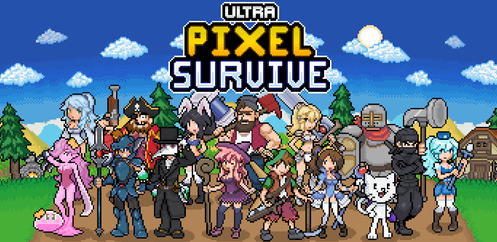 Ultra Pixel Survive: RPG v1.1.1.1 MOD APK Unlimited Diamonds Download Game
