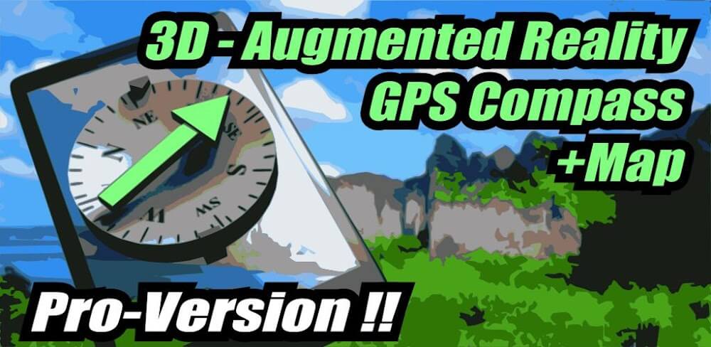 AR GPS Compass Map 3D Pro v1.8.6 MOD APK Download