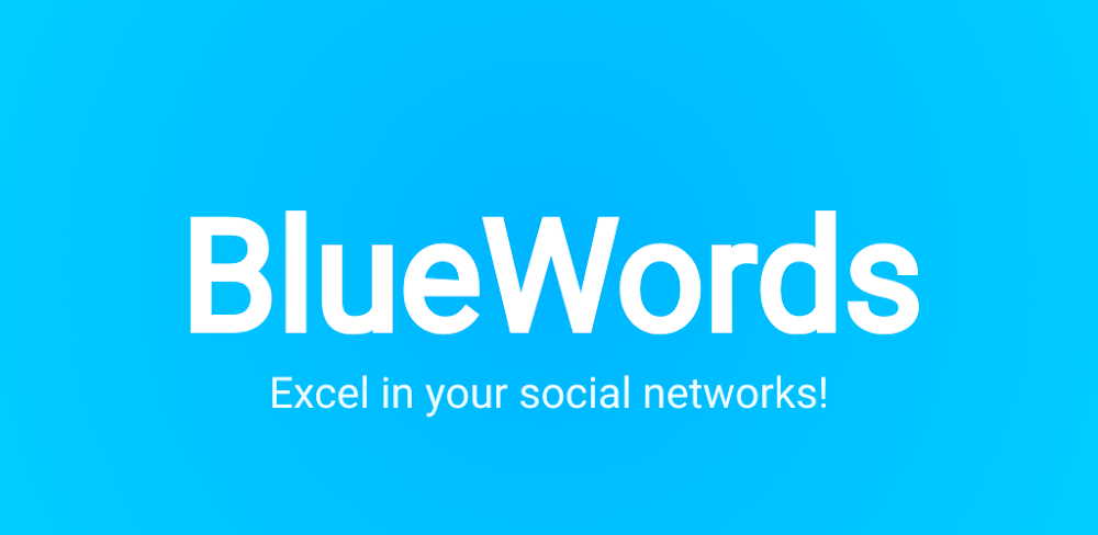 Blue Words v8.1.0 MOD APK Download (Premium Unlocked Utilities App)