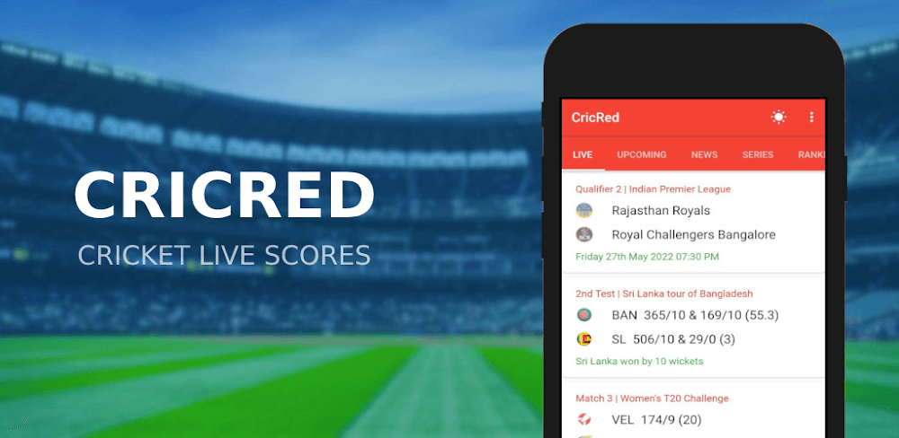 CricRed v4.6.4 MOD APK Premium Unlocked Download