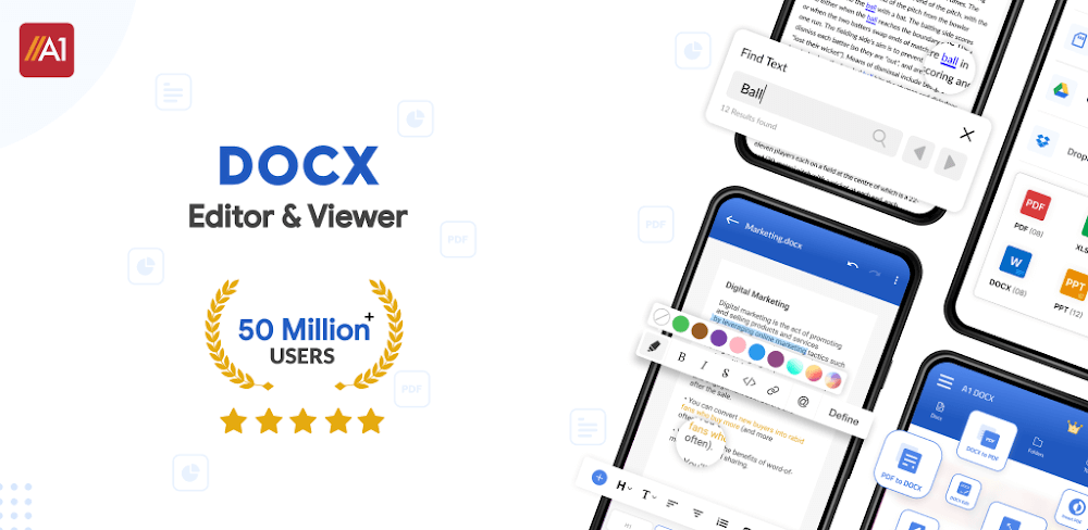 Docx Reader v6.2.0 MOD APK Download (Premium Unlocked)