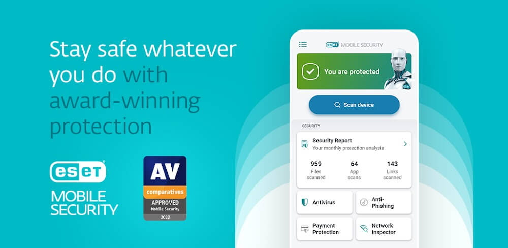 ESET Mobile Security Antivirus 11.2.2.0 MOD APK Download (Premium Unlocked)