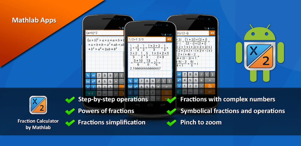 Fraction Calculator by Mathlab v2025.09.55 APK MOD Download