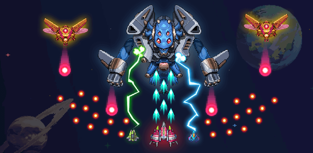 Galaxia Invader: Alien Shooter v1.7.0 MOD APK Game Download