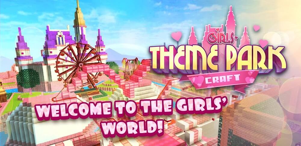 Girls Theme Park Craft: Water v1.9 MOD APK Game Download
