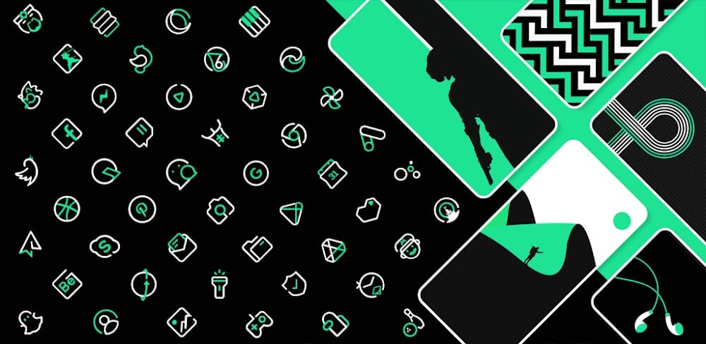 GreenLine Icon Pack v7.1 MOD APK Download