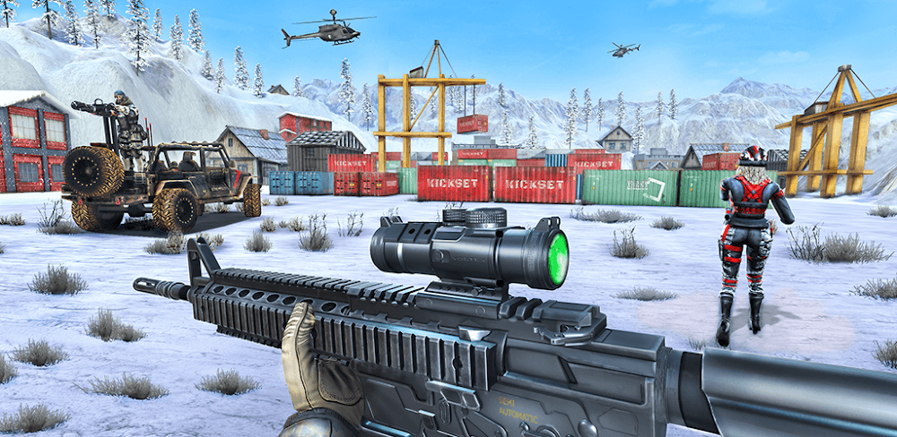 First Person Shooter Mode v3.0 MOD APK Download (God Mode Dumb Enemy)