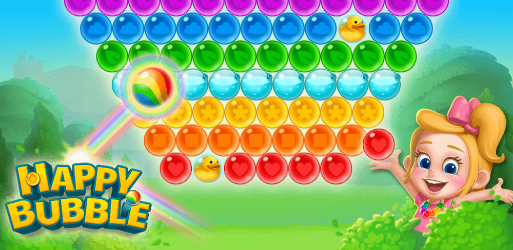 Happy Bubble: Shoot n Pop v23.1219.00 MOD APK Download (Auto Win Game)