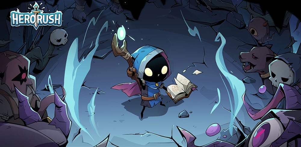 Hero Rush v5.5.5089 MOD APK Idle RPG (Unlimited Skill) Download