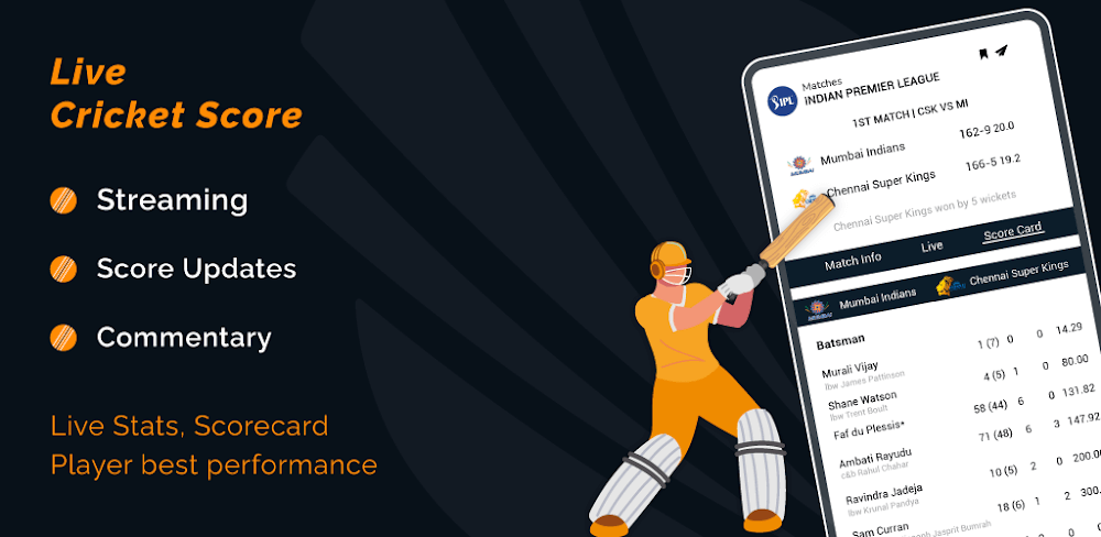 Live Cricket Score Updates v4.0 MOD APK (Cricket Game)