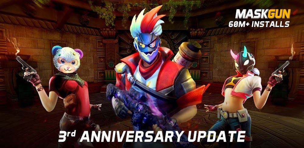 MaskGun v3.050 MOD APK (Unlimited Ammo, Mega Menu) Download