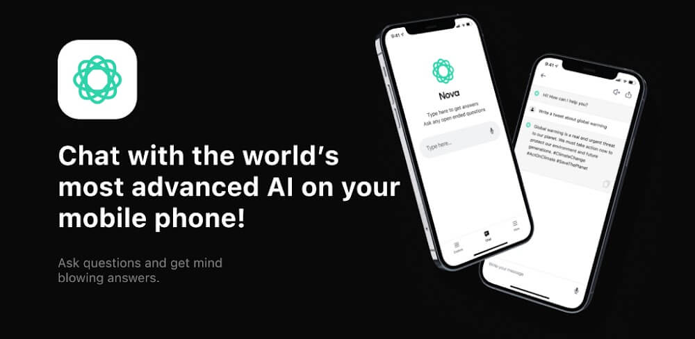 Nova AI Chatbot v4.0.13 MOD APK Download (Premium Unlocked Utilities)
