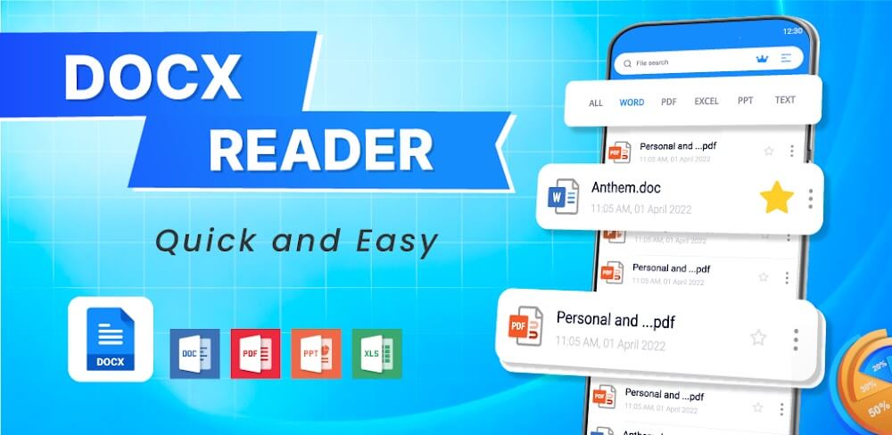 Office Word Reader Docx Viewer v2.0.0 MOD APK Download Utility