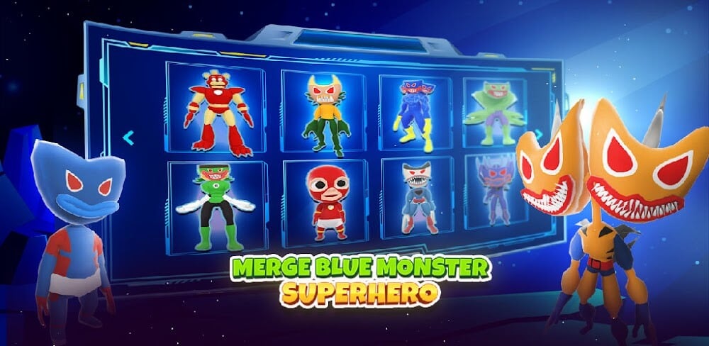 Superhero Blue Monster Color v1.0.44 MOD APK Download (Free Rewards)