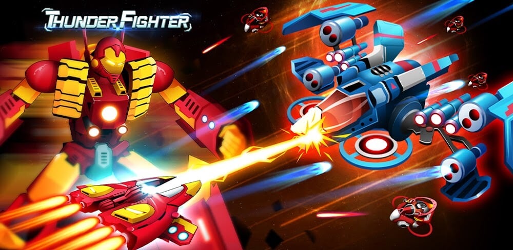 Thunder Fighter Superhero v12.1 MOD APK Download (Galaxy-Shooting Game)