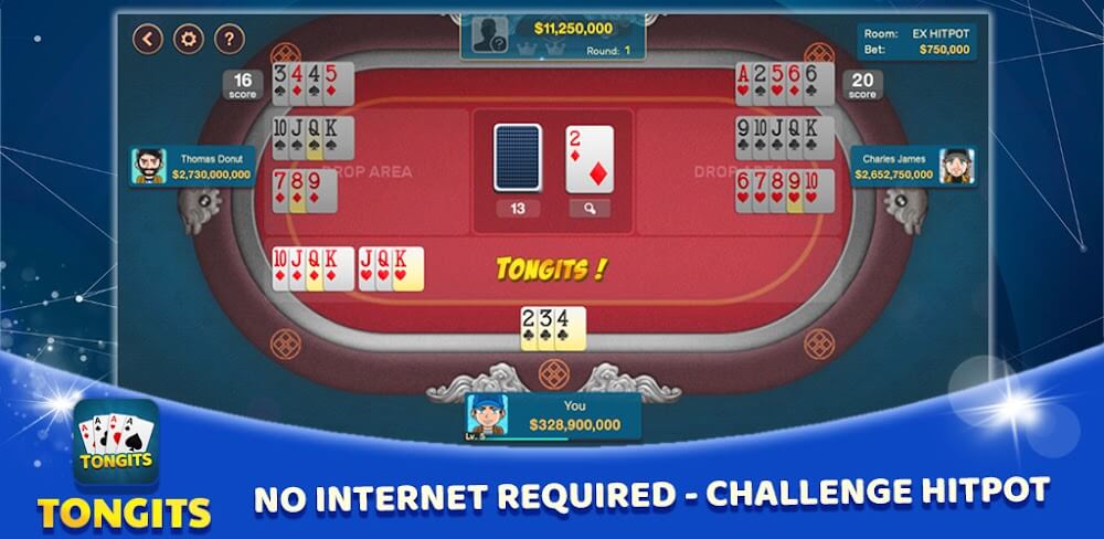 Tongits Offline v2.2.3 APK MOD (Free Rewards) Download